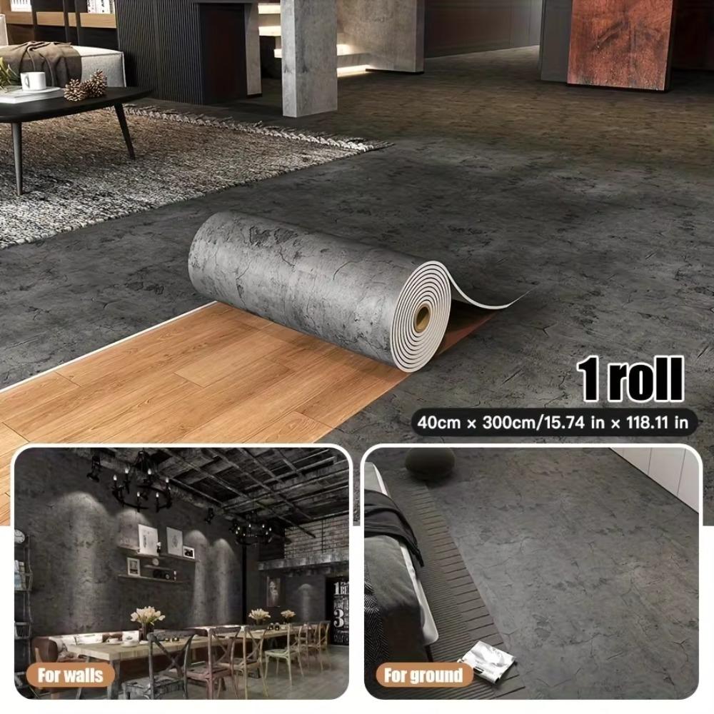 

Самоклеящиеся виниловые обои с текстурой бетона, утолщенные пенопластовые стеновые панели 3м×40см, Декор интерьера, Водонепроницаемые наклейки на стену, Дом