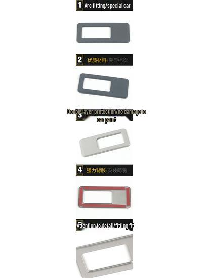 ID.4X Trunk Switch & Tailgate Button Decorative Stickers - 2021 Accessories