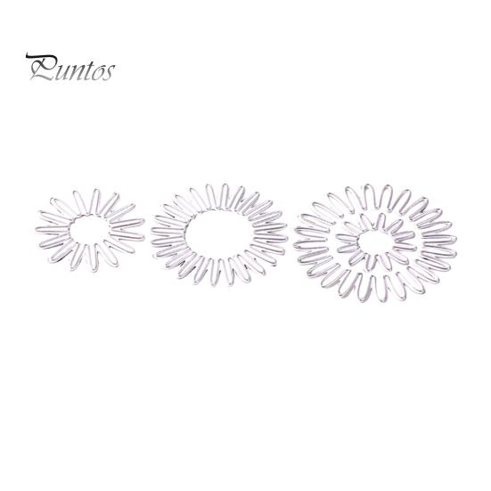 

Модный цветочный металлический трафарет для резки, штамп для альбома, скрапбукинга, изготовления открыток своими руками серебряный