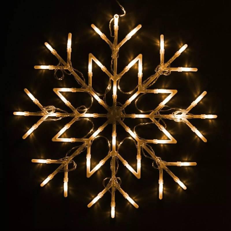 Snowflake Window Led Fairy Light Up Home Party Xmas Christmas Decoration Star