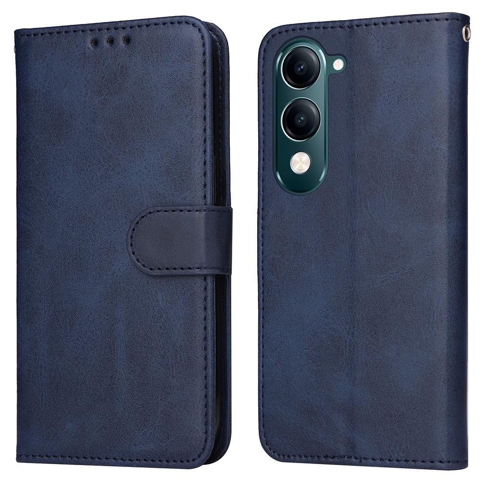 For Vivo Y29s 5G/Y04 4G Case Wallet PU Leather Folio Flip Phone Cover