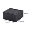 Plastic Jewelry Display for Case Black Flip Cover Rotating Cufflinks Box Packaging Gift Box Jewelry Organizer Easy To Ca