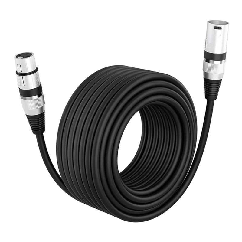 3Pin XLR Stable Connection Cable Male to Female Plug Radio Cable Shielded Suitable For Mixers Microphone Amplifier