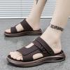 Sandals men's summer new dad slippers dual-purpose casual wear driving sandals outdoor platform beach shoes men