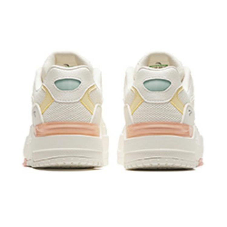 Anta Slip Resistant Abrasion Resistant Low top Skateboard Shoes Women's White Multicolor 122428054-1