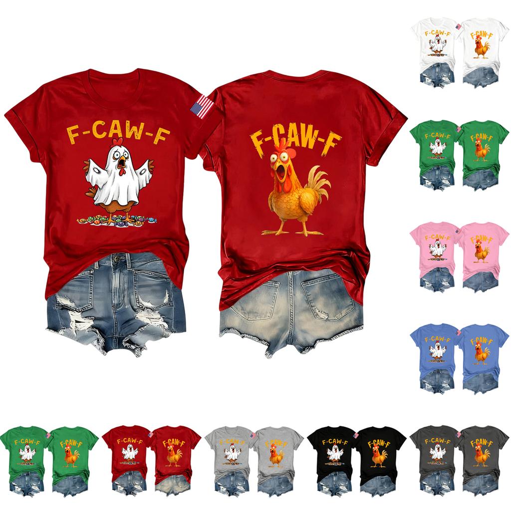 Trička Trička s krátkým rukávem Pro ženy Módní topy Lehké Měkké Ležérní Letní outfity Oblečení