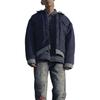 Levis X CLOT Collaboration Spliced Reversible Long Sleeve Jacket Unisex Jacket Navy-Blue SESC230561