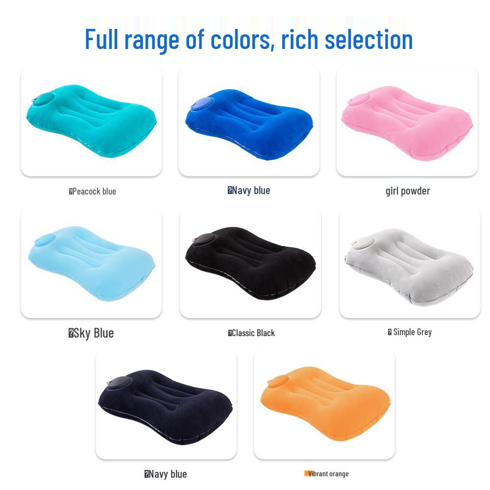 Tragbares Faltbares Aufblasbares Kissen für Outdoor-Camping, Reisen, Auto - Vielseitig verwendbar als Wurfkissen, Nickerchenkissen, Rückenlehne oder Lendenwirbelstütze.