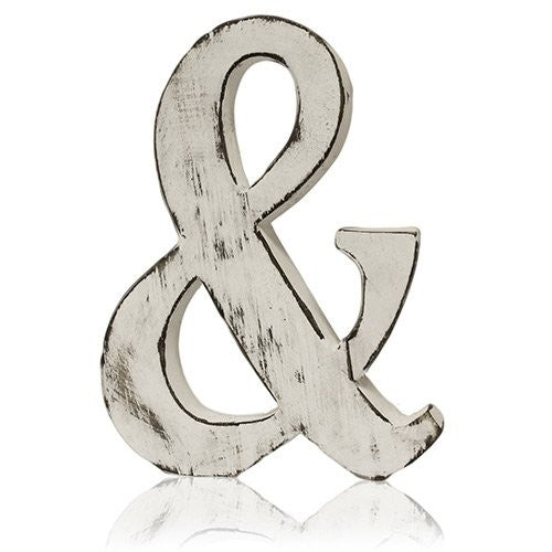 Wooden Letter Ampersand