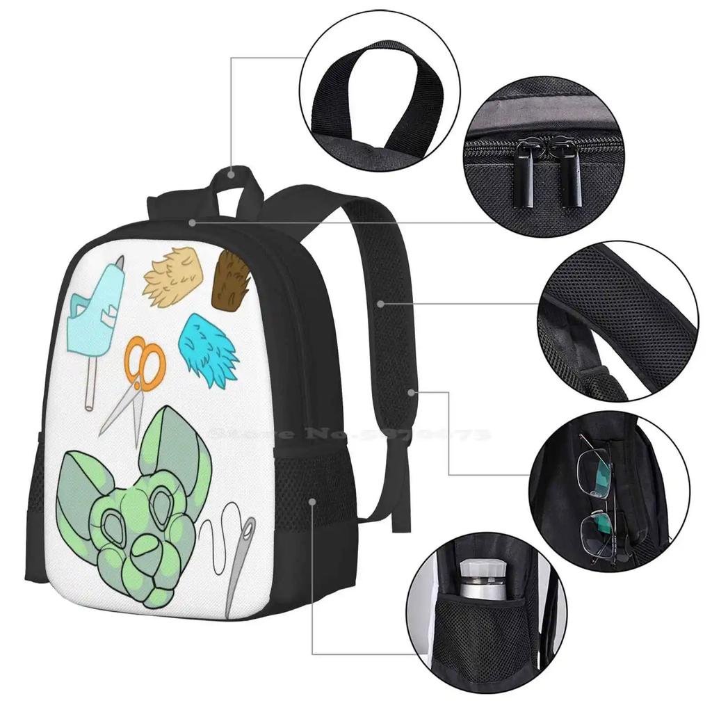 Fursuit Maker Things ( Furry ) Hot Sale Backpack Fashion Bags Fursuiter Fursuit Maker Drink Pride Anthrocon Furcon Furry