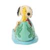 JIM SHORE Snoopy Woodstock In Canoe 6017869 &