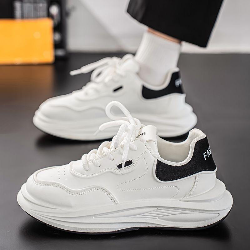 Spring men's shoes new breathable little white shoes men's trend versatile platform sports shoes casual dad shoes men