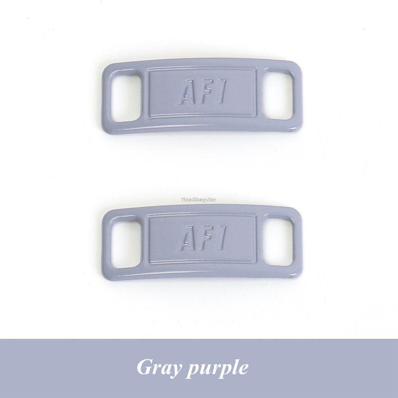 2pcs/pair AF1 Diamond Shoe Charms Fashion Laces Buckle Quality Metal Shoelaces Decorations Chapa Af1 Buckles Shoes Accessories