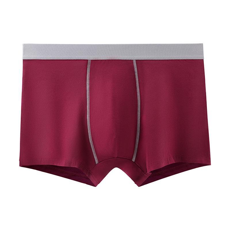 Men's Plus Size Breathable 3D Cotton Boxer Briefs - Seamless, Youthful Design