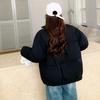 Women's Winter Thickened Padded Women's Student Collar Short Jacket