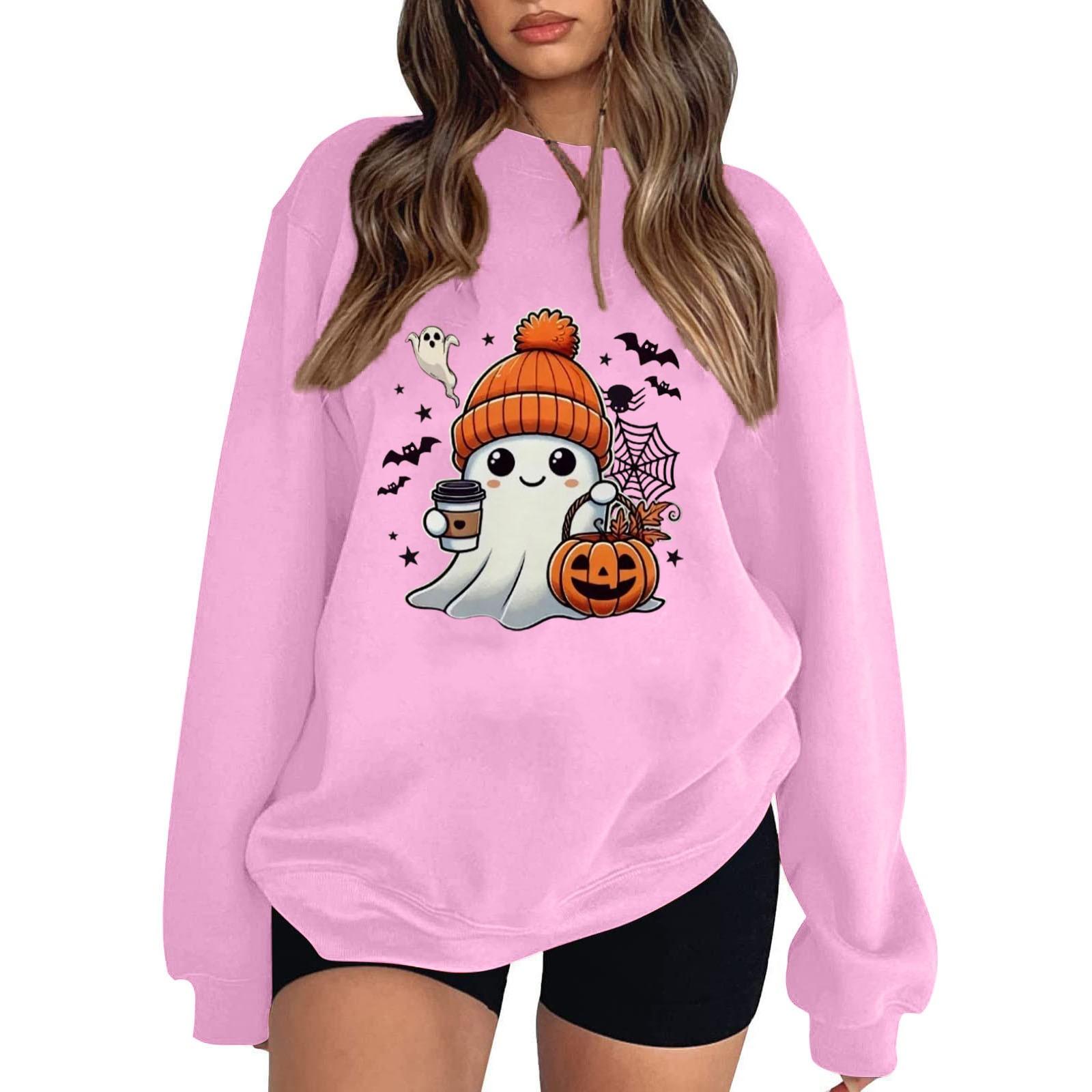 

Женские модные топы, повседневные свободные пуловеры в полоску с круглым вырезом и длинными рукавами XL розовый