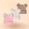 Unisex Baby Woolen Hat Set - Cute Double Pom-Poms, Autumn & Winter Warmth for Kids