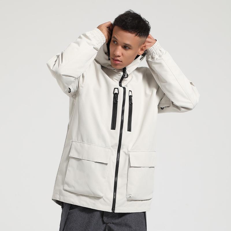 New Women's and Men's Ski Suit: Loose, Waterproof, Windproof, Breathable, Thickened Jacket - Perfect for Outdoor Adventures