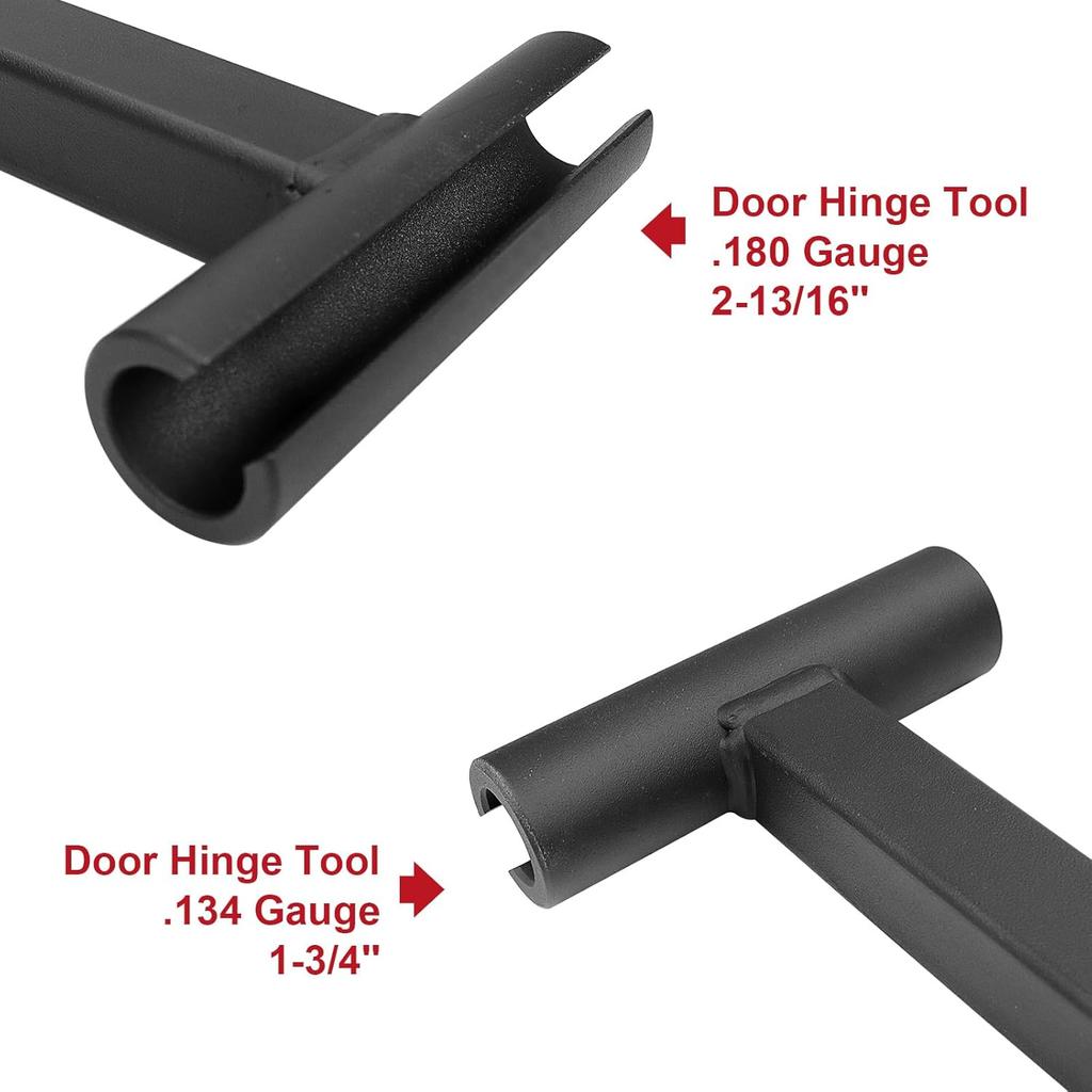 Dual Standard/Heavy Weight .134 & .180 Gauge Commercial Door Hinge Adjustment Tool/Door Hinge Adjustment Wrench Tool/Door Hinge Bender