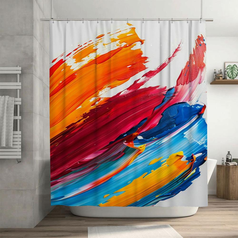 Colorful Abstract Pattern Shower Curtain Waterproof Home Bathroom Decor Accessory for Sale On .com Buy It Now