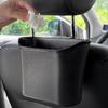 Car Trash Bin Storage Organizer Accessories Hanging Space Saving Auto Can Garbage