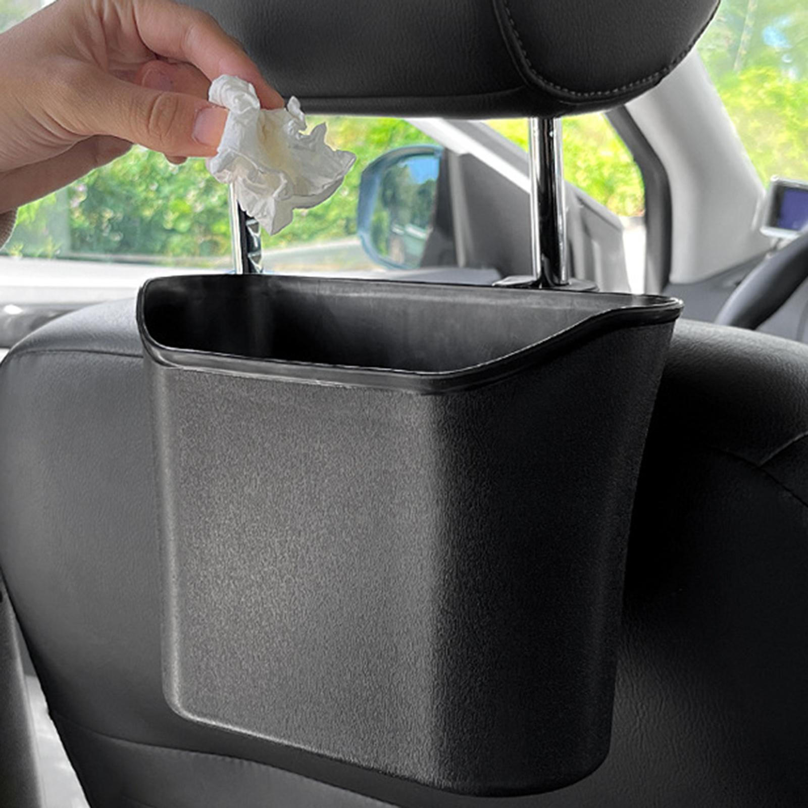 

Car Trash Bin Storage Organizer Accessories Hanging Space Saving Auto Can Garbage