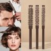 3Pcs Nylon Bristles Curly Hair Styling Comb Aluminum Tube Hair Root Comb  Home Use