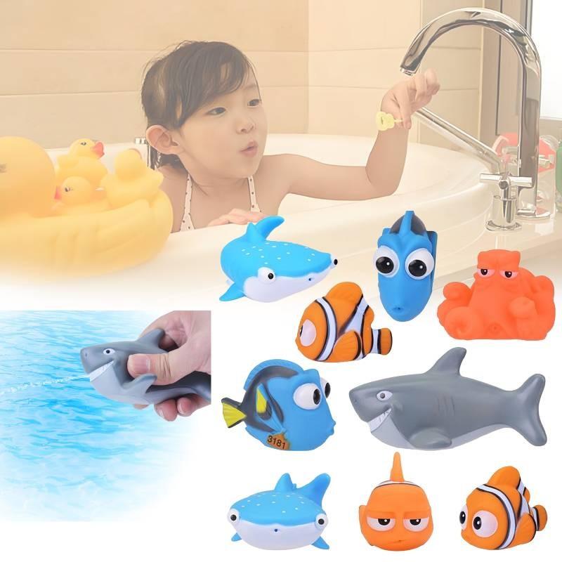 Adorable Clownfish Bath Water Squeeze Toy For Engaging Visual And Sensory Experiences