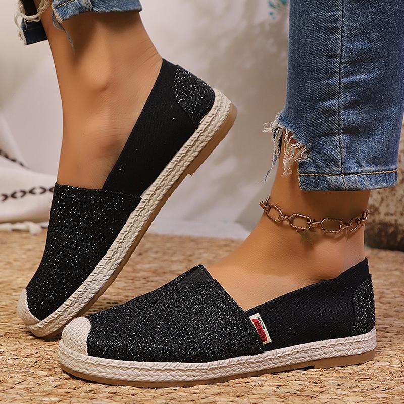 Fashion Solid Color Lightweight Women's Flat Shoes Breathable Slip-On Mesh Casual Shoes Woman Plus Size Comfort Soft Sole Walking Shoes