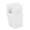 3pcs 180 degrees  Module Category 6 Unshielded 10 Gigabit Networks Information Connector Socket