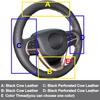Hand Sewing Car Steering Wheel Cover For Jeep Grand Cherokee 2014 2015 -