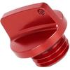 Universal Motorcycle Engine Oil Filler Cap Screw Cover Plug Replacement Red Valve Oil Cap