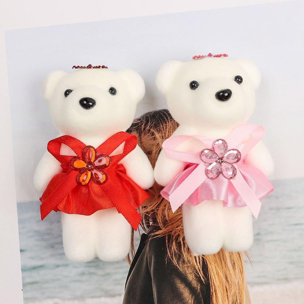 10Pcs/Set DIY Bear Bouquet Accessories Cartoon Graduation Bouquet Bear Accessories  Birthday