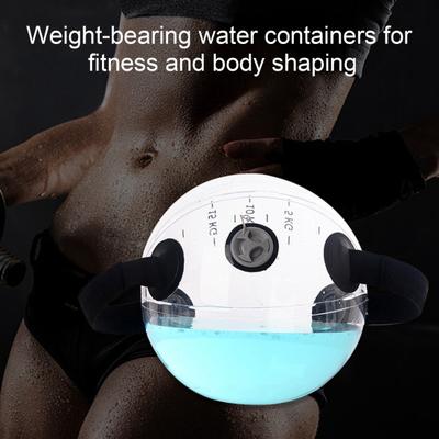 Waga Wodna Worek Wodny z Uchwytem Przezroczysty PVC Piłka Wodna Fitness Obciążona Nadmuchiwana Trening Siłowy Alternatywa Worka Piaskowego Ćwiczenia Wypełniona Wodą