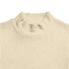 Męski sweter z golfem, z długim rękawem, gruby splot, ciepły, vintage, pulower