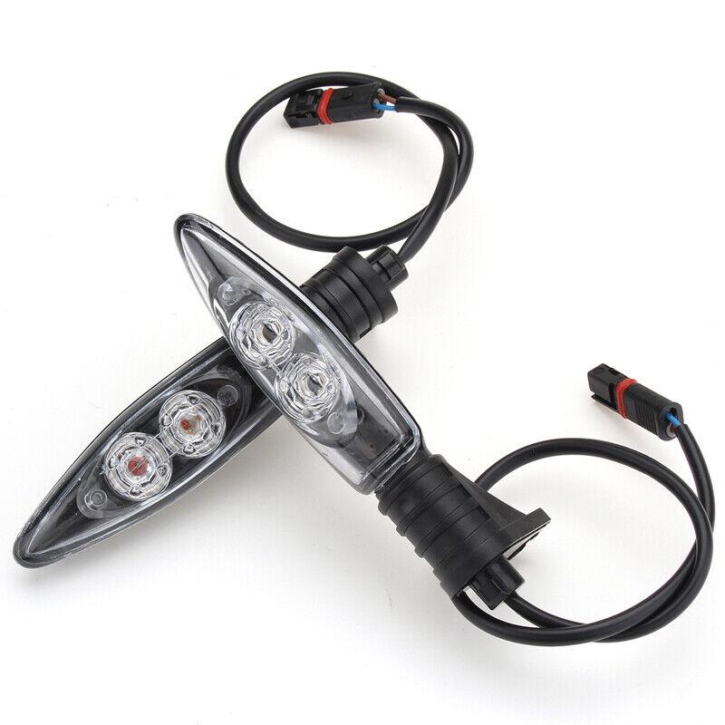 1 Pair Motorcycle LED Turn Signal Light Front Indicator Blinker Lamp For BMW S1000RR R1200GS F800