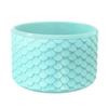 Ice Cup Base Protector Silicone Boot, Fish Scale Pattern Decor, Soft Elastic Water Bottle Tumbler Accessories for Travel Protective Sleeve, Anti-Slip