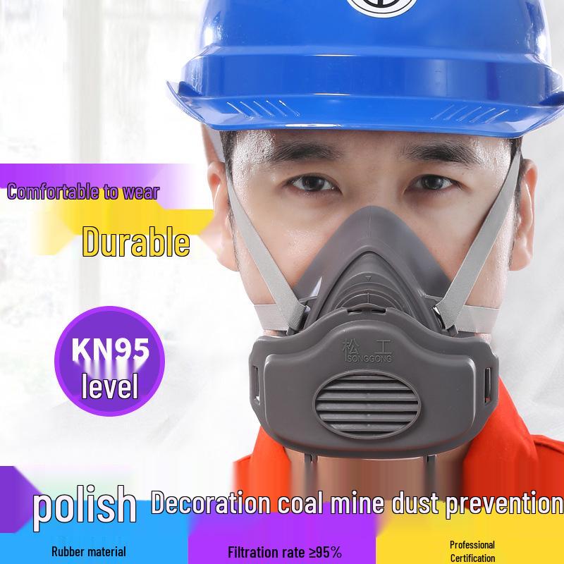 Songgong 3200A Industrial Dust Protection Mask with Breathing Valve for Men