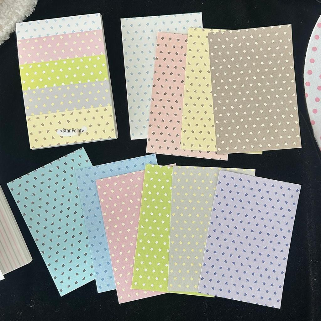 Polka Dot A7 Thick Sticky Notes Journal - 100 Double-Sided Pages