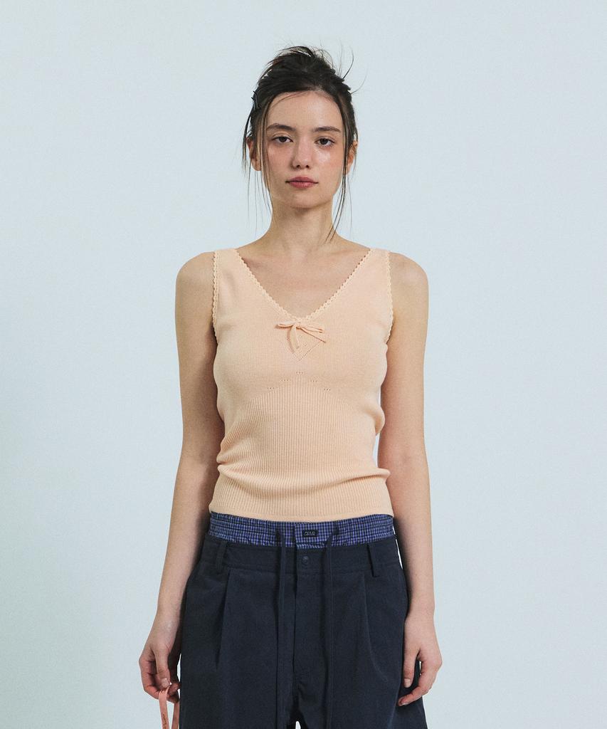 GROVE Amy Knit Sleeveless (Pink)