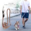 Coehaopike Multifunctional Dog Shoulder for and Weight Capacity Maximum Length 6-in-1 Hands-free Lead, Strap, Training, Walking, Jogging, 110kg, 2.60m