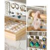 Fashionable Wood Necklace Display Stand with Multiple Slots Handy Jewelry Rack