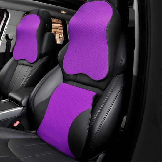 Space Memory Foam Cushion Pad Travel Headrest Head Car Pillow Lumbar Support