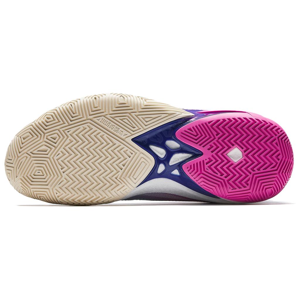 Anta Swagger 2 Cushioning Abrasion Resistant Rebound Low top Basketball Shoes Men's Green Pink Blue 912531106-5