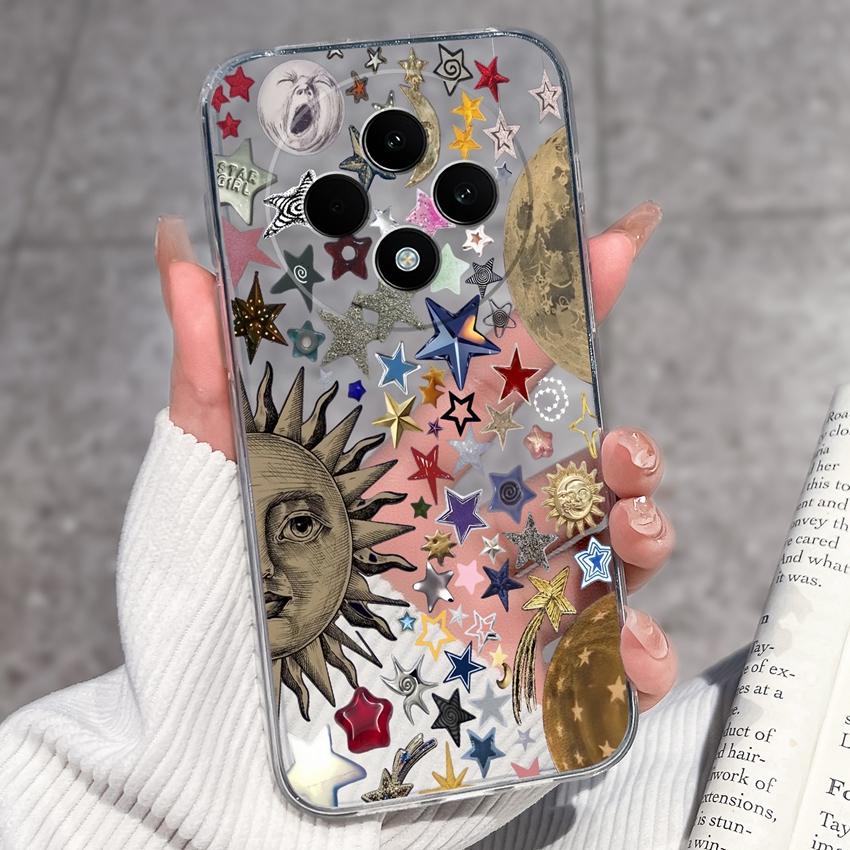 For OPPO F27 F29 F21 F19 F17 F11 Pro F15 F7X Phone Cover Cute Panda Piggy Patterns Transparent Ultra Thin TPU Premium Protection Case For OPPO Housing