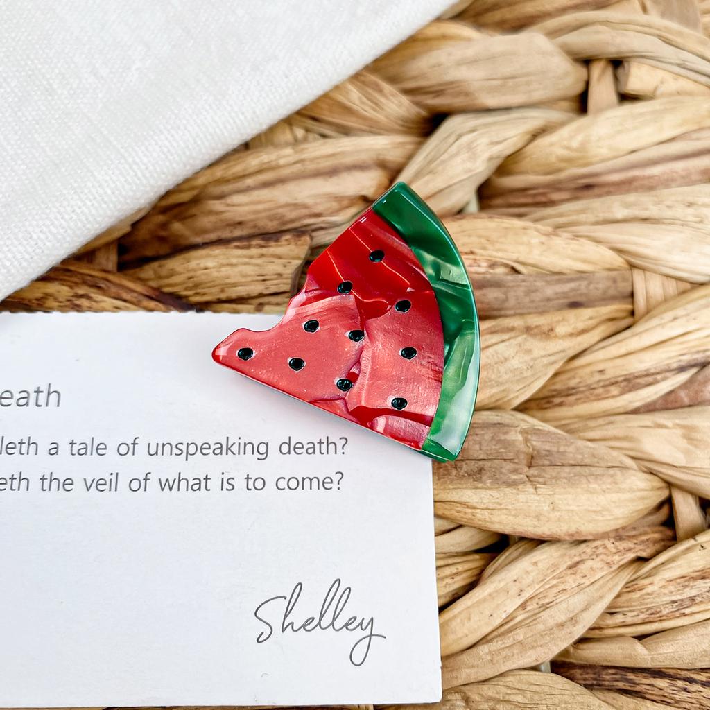 Upscale Mini Acetic Acid Cute Fruit Broken Hair Bangs Hair Clip Hair Accessories