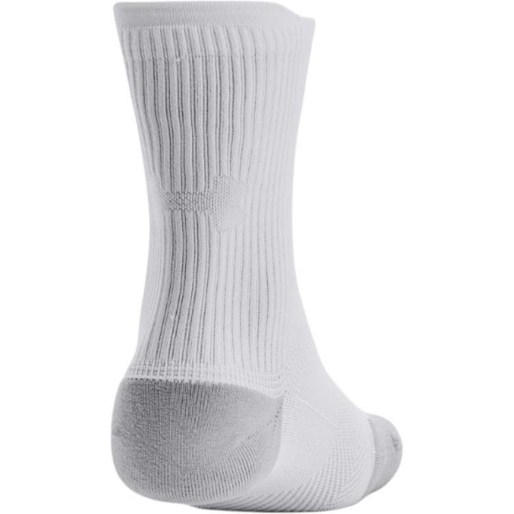 Under Armour Crew Socks Unisex 1 Pack White 1376079-100