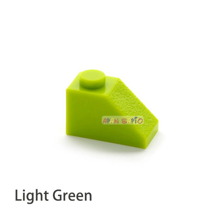 Non-Toxic 500Pcs Diy Building Blocks Thick Figures Bricks Slope 1X2 Dots Educational Creative Size Compatible With 3040 Toys For Children