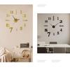 3d Modern Wall Clock Mirror Sticker Acrylic Number Clocks For Home Decoration