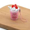 Bag Pendant Mini Strawberry Keychain Fruit Dessert Food Keyring Ice Cream Keychain  Bag Decorations